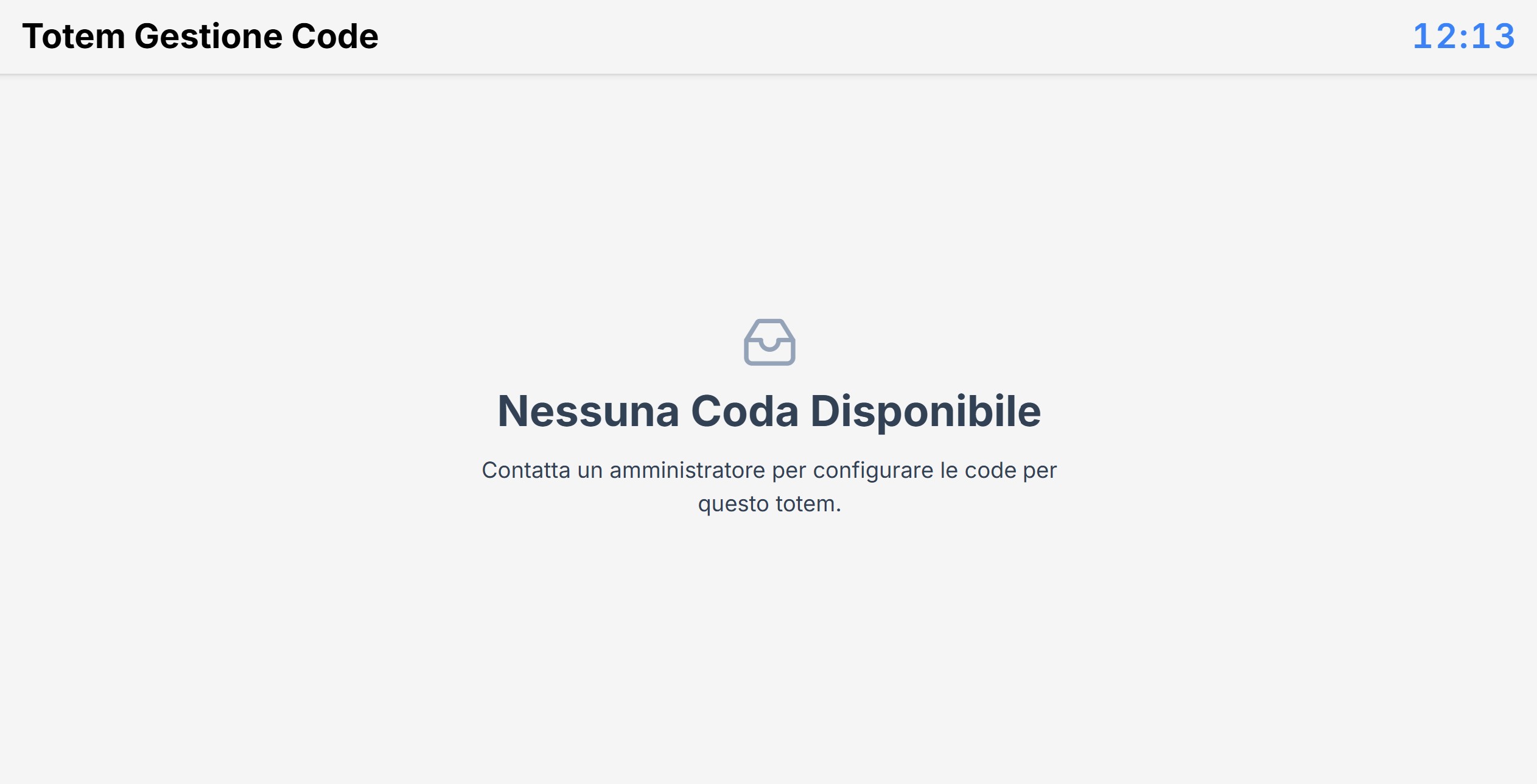 Totem senza code configurate