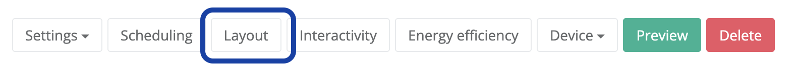 Layout button in <ProductName />